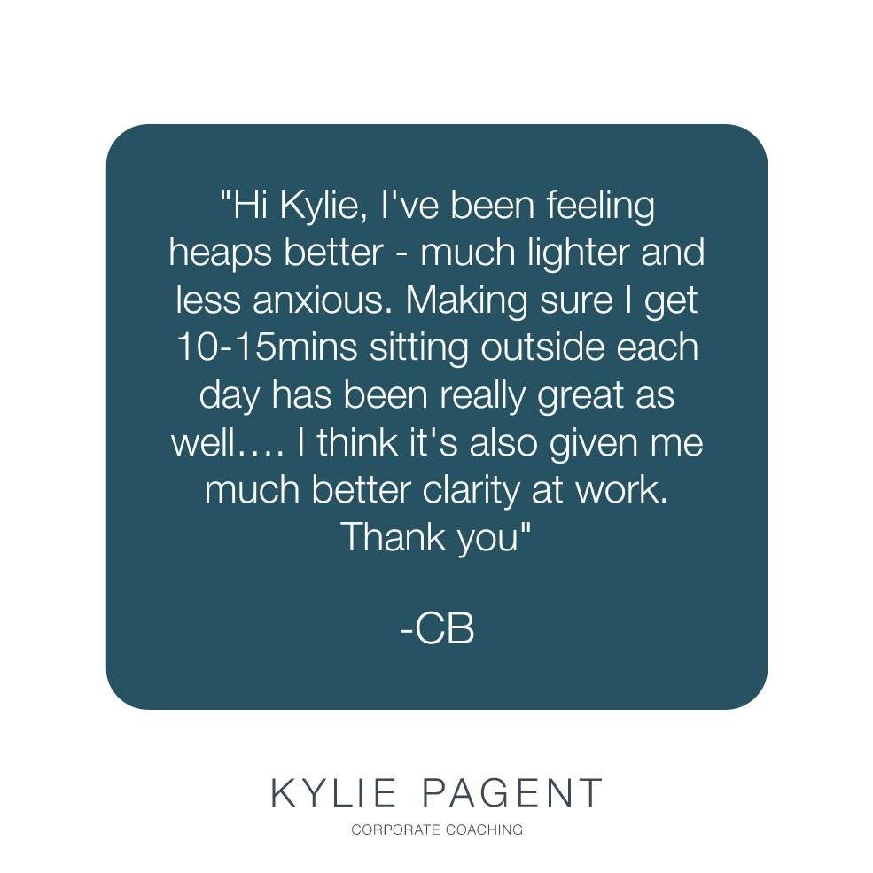 Love getting feedback from clients